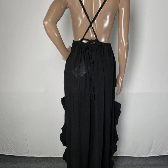 Spiritum Tulum Women’s Laura Maxi Dress One Size Black - Picture 5 of 8